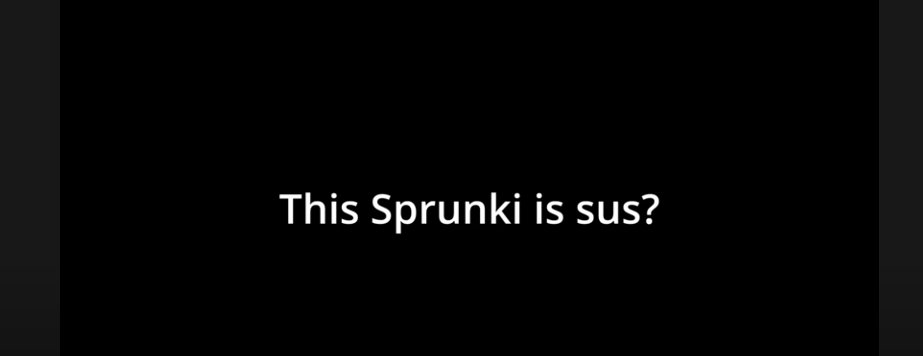 Sprunki SUS Video